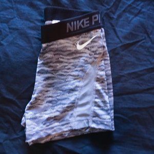 Grey Nike Pro Shorts